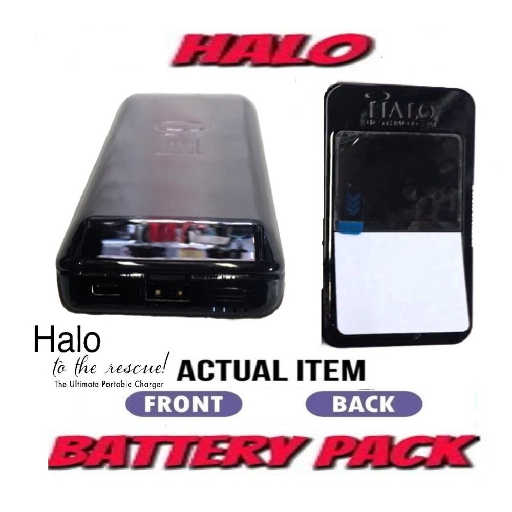 🛑 HALO Universal ➕ POWER CHARGER Compact 🆒 POWER BANK Portable Pocket Phone